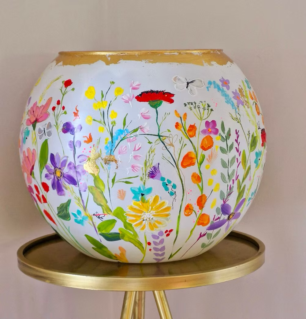 Vaas met bloemen